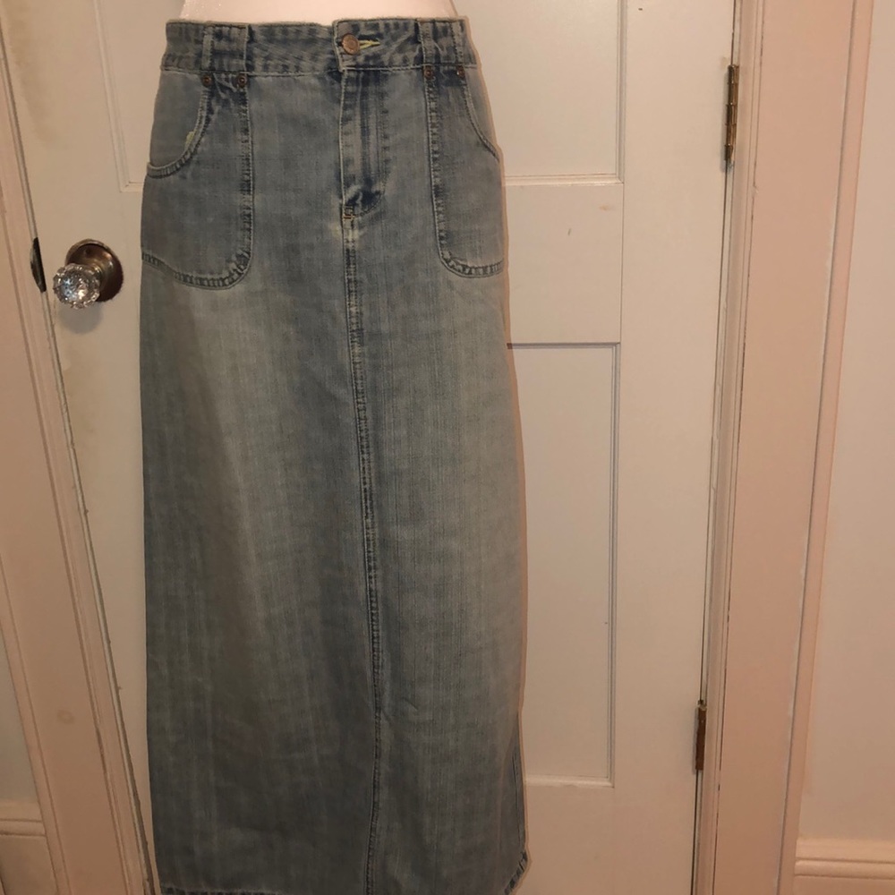 Vintage Maxi Denim skirt